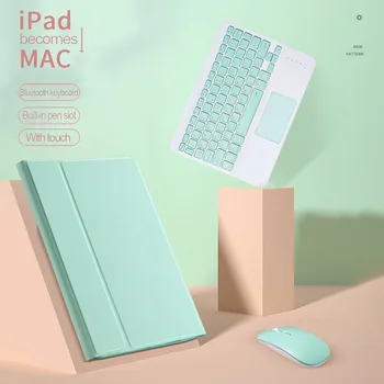 For iPad 10.2 7th 2019 Fits iPad Pro 11 2020 2018 2th Gen Bluetooth Keyboard Mouse Case For iPad Pro 10.5 with Auto Sleep/wake
For iPad 10.2 7th 2019 Fits iPad Pro 11 2020 2018 2th Gen Bluetooth Keyboard Mouse Case For iPad Pro 10.5 with Auto Sleep/wake