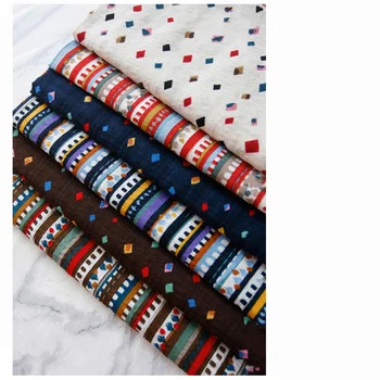 KDF2 Stripe/Dots/Geometric Printed Cotton Fabric,Summer Dress,Cotton Patchwork DIY Sewing For Baby&Child Bedding Curtain Cloth
KDF2 Stripe/Dots/Geometric Printed Cotton Fabric,Summer Dress,Cotton Patchwork DIY Sewing For Baby&Child Bedding Curtain Cloth
