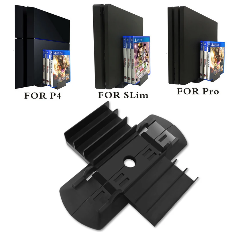 PS4 Accessories For Playstation 4 Console Vertical Stand Disk Holder for PS4 PS4 Slim Pro New Bracket Heatsink Cooling Holder
PS4 Accessories For Playstation 4 Console Vertical Stand Disk Holder for PS4 PS4 Slim Pro New Bracket Heatsink Cooling Holder