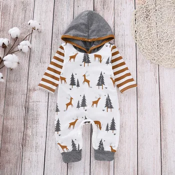 Winter Christmas Baby Boys Girls Hooded Romper Infant Clothing Boy Girl Clothes Cute Cartoon Animal Warm Jumpsuit Cotton Full
Winter Christmas Baby Boys Girls Hooded Romper Infant Clothing Boy Girl Clothes Cute Cartoon Animal Warm Jumpsuit Cotton Full