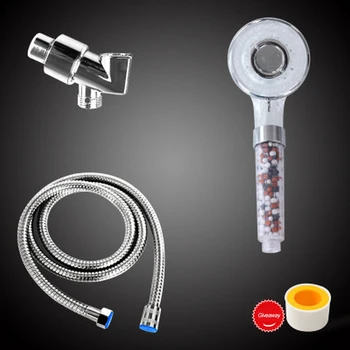 Bathroom Shower Head with Multi-mode Adjustment of Water Outlet Negative Ion Function Water Filter Multifunctional Shower Head
Bathroom Shower Head with Multi-mode Adjustment of Water Outlet Negative Ion Function Water Filter Multifunctional Shower Head