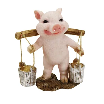 Simulation Pig Brick Cart Pig Struggle Pig Resin Decoration Crafts Inspirational Gift Ideas Home Decor fairy garden miniature
Simulation Pig Brick Cart Pig Struggle Pig Resin Decoration Crafts Inspirational Gift Ideas Home Decor fairy garden miniature