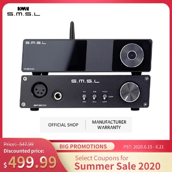 SMSL M200&SP200 Suit HiFi Audio DAC AKM4497EQ Bluetooth DSD512 Coaxial Optical Audio Decoder Digital Audio Converter
SMSL M200&SP200 Suit HiFi Audio DAC AKM4497EQ Bluetooth DSD512 Coaxial Optical Audio Decoder Digital Audio Converter