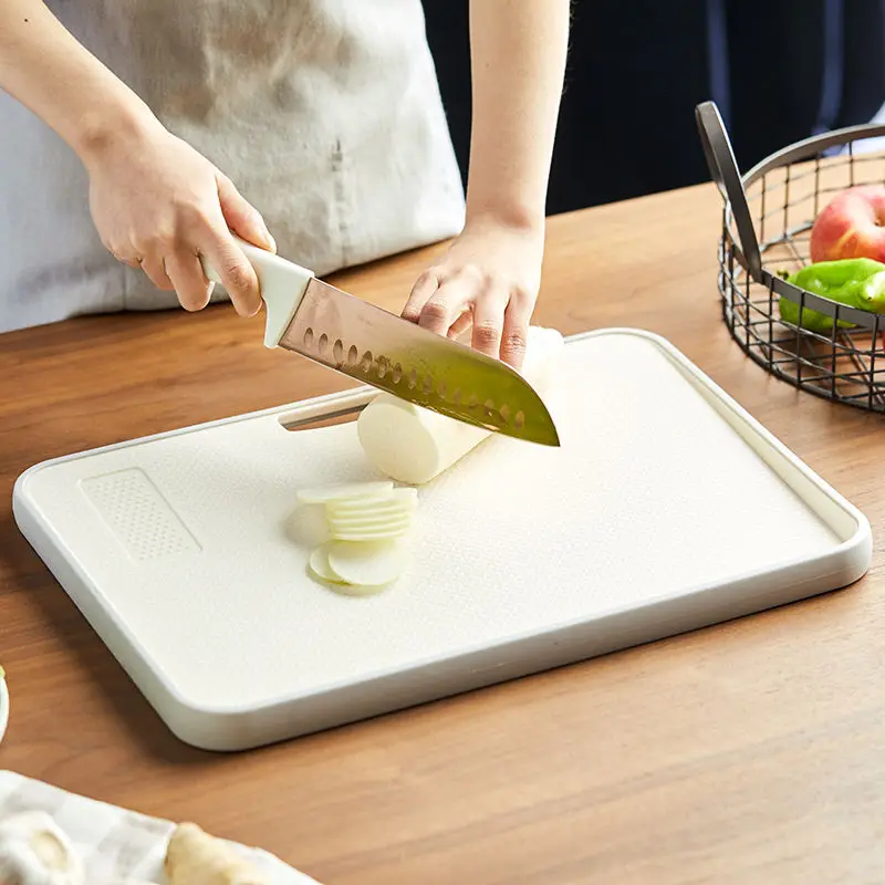 Home Mildew Proof Cutting Board Wheat Straw Inclined Surface Non-Slip Ginger Garlic Puree Double-Sided Kitchen Tool
Home Mildew Proof Cutting Board Wheat Straw Inclined Surface Non-Slip Ginger Garlic Puree Double-Sided Kitchen Tool