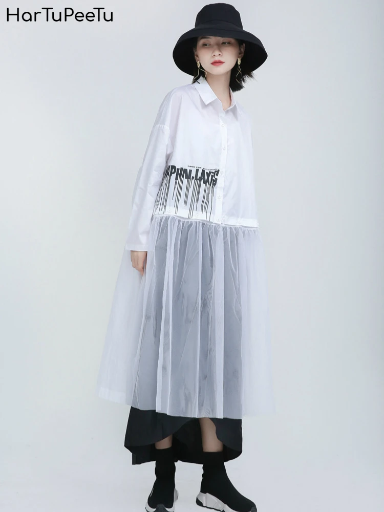 Patchwork Blouse Women Plus Size Shirt Dress Oversize White Black 2020 Spring Summer Detachable Mesh Letters Loose Casual Tops
Patchwork Blouse Women Plus Size Shirt Dress Oversize White Black 2020 Spring Summer Detachable Mesh Letters Loose Casual Tops