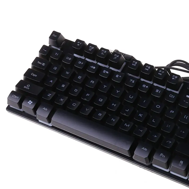 USB Wired Gaming Keyboard 104 Key Mechanical Feeling Gamer Keyboard for Computer
USB Wired Gaming Keyboard 104 Key Mechanical Feeling Gamer Keyboard for Computer