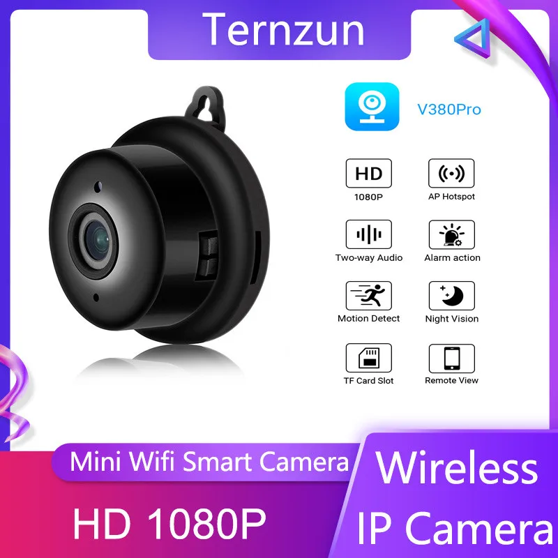 Mini Wifi IP Camera HD 1080P Wireless Camera Home Security Monitor IR Night Version Motion Detection App Remote Two-Way Audio
Mini Wifi IP Camera HD 1080P Wireless Camera Home Security Monitor IR Night Version Motion Detection App Remote Two-Way Audio