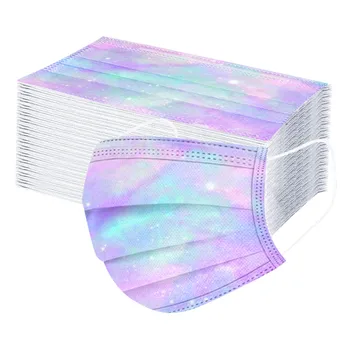 50pc Adult Disposable Mask Tie-dye Gradient Printing Masks Non-woventhree-layer Dustproof Anti-pollution Breathable Earloop Mask
50pc Adult Disposable Mask Tie-dye Gradient Printing Masks Non-woventhree-layer Dustproof Anti-pollution Breathable Earloop Mask