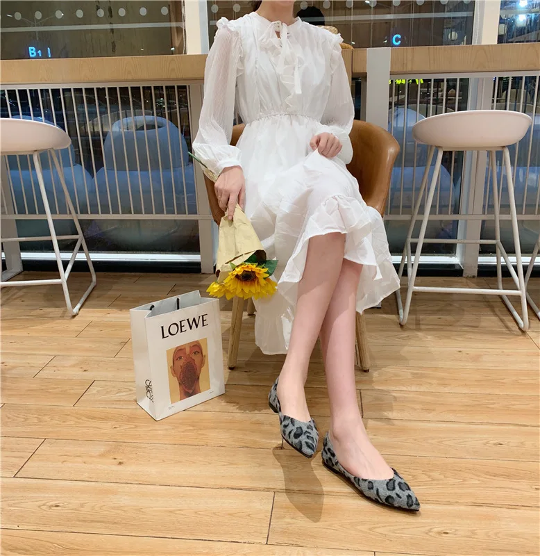 2019 Autumn Leopord Pattern Shallow Mouth Pointed Shoes Women's Large Size Flat Spring Low Heel Elegant Versatile Online Celebri
2019 Autumn Leopord Pattern Shallow Mouth Pointed Shoes Women's Large Size Flat Spring Low Heel Elegant Versatile Online Celebri