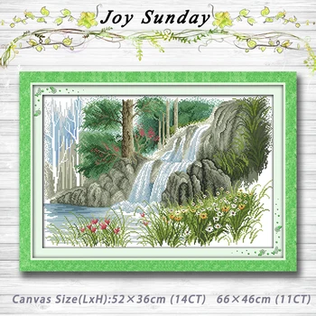 Spring waterfall outskirts wild Scenery painting 14CT 11CT counted cross stitch kits embroidery set Needlework Set Home decor
Spring waterfall outskirts wild Scenery painting 14CT 11CT counted cross stitch kits embroidery set Needlework Set Home decor