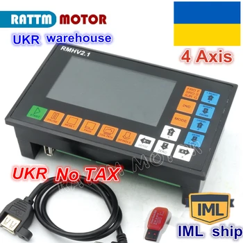 UKR free shipping 4 Axis PLC Controller 500KHz off-line operation for CNC Router Engraving Milling Machine
UKR free shipping 4 Axis PLC Controller 500KHz off-line operation for CNC Router Engraving Milling Machine