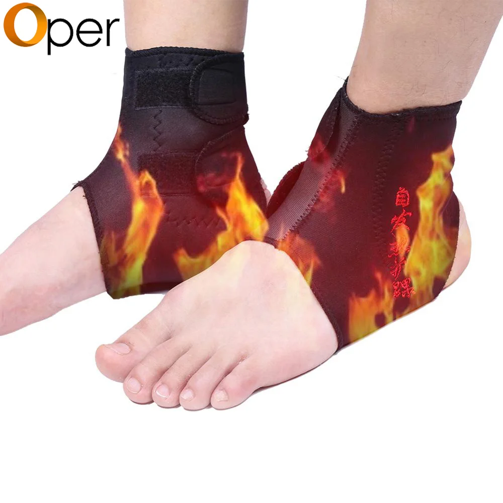 Self-heating Tourmaline Ankle Suppor1 Pair Brace Magnetic Therapy Foot Joint Protector With Compression Straps For Pain Relief
Self-heating Tourmaline Ankle Suppor1 Pair Brace Magnetic Therapy Foot Joint Protector With Compression Straps For Pain Relief