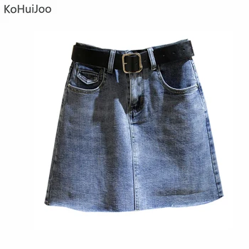 KoHuiJoo A Line Denim Skirt Women 2020 Spring New Korean Stretch Sexy Mini Skirt Female High Waist Blue Denim Skirts Summer
KoHuiJoo A Line Denim Skirt Women 2020 Spring New Korean Stretch Sexy Mini Skirt Female High Waist Blue Denim Skirts Summer