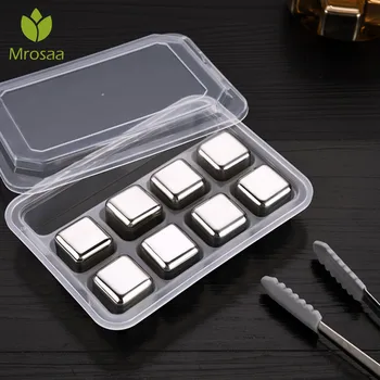 Stainless Steel Ice Cubes Reusable Chilling Stones Rocks for Whiskey Wine Keep Your Drink Cold Longer Bar Barware With Box
Stainless Steel Ice Cubes Reusable Chilling Stones Rocks for Whiskey Wine Keep Your Drink Cold Longer Bar Barware With Box