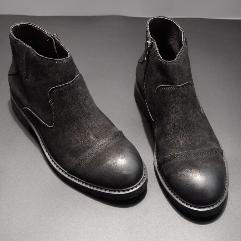 2019 Autumn And Winter New Style Martin Boots Genuine Leather Casual Men British Style Mid-top Men's Boot Men's Boots
2019 Autumn And Winter New Style Martin Boots Genuine Leather Casual Men British Style Mid-top Men's Boot Men's Boots