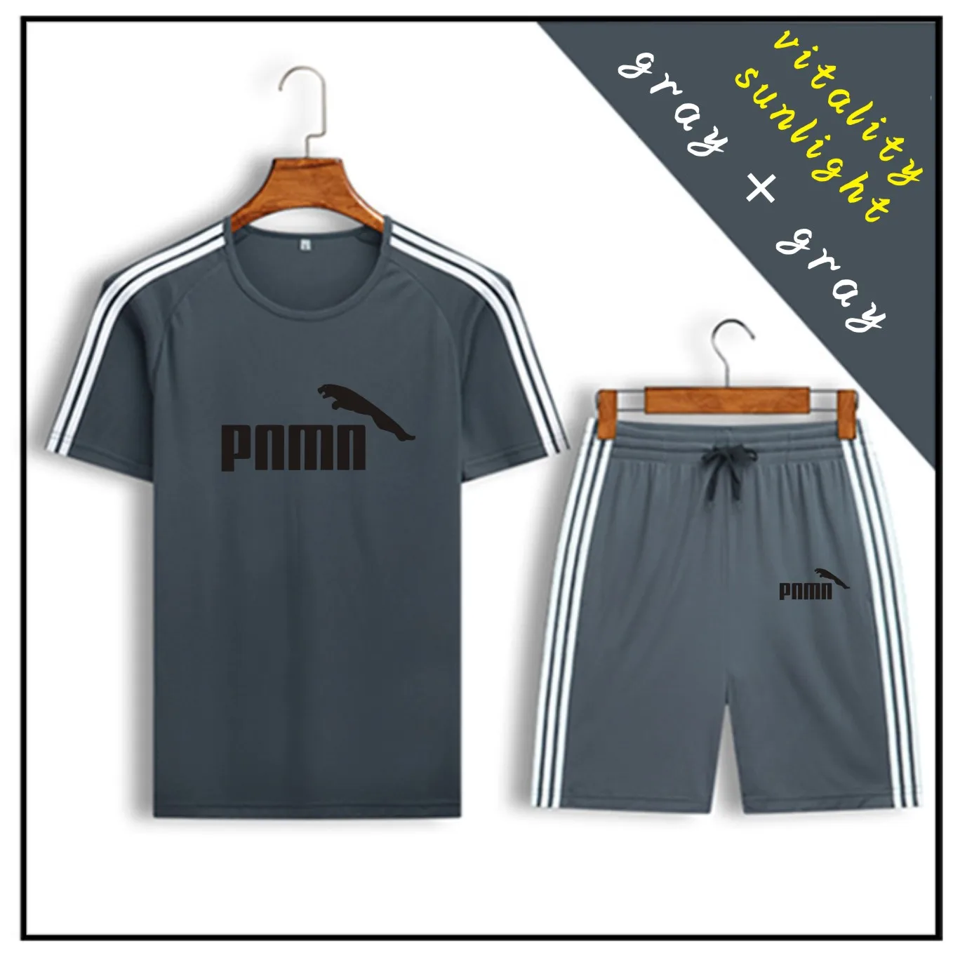 Men's Sportswear suit summer quick-drying Breathable Comfortable fitness running clothes gym training Tracksuit suit M-4XL Men's Sportswear suit summer quick-drying Breathable Comfortable fitness running clothes gym training Tracksuit suit M-4XL