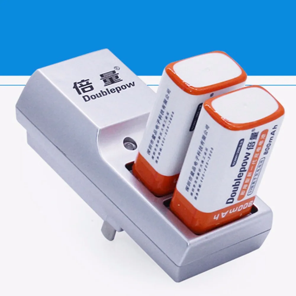 Newest Doublepow Two Slots 9V Battery Charger DP-K19 Full Automatic Stop Charging Charger For Rechargeable Batteries
Newest Doublepow Two Slots 9V Battery Charger DP-K19 Full Automatic Stop Charging Charger For Rechargeable Batteries