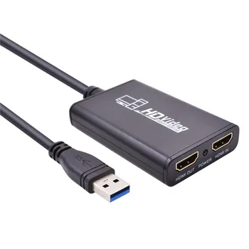 HDMI Video Capture Card TO USB3.0 Support YUY2 4K Input No delay live streaming 4k video capture with loop game capture
HDMI Video Capture Card TO USB3.0 Support YUY2 4K Input No delay live streaming 4k video capture with loop game capture