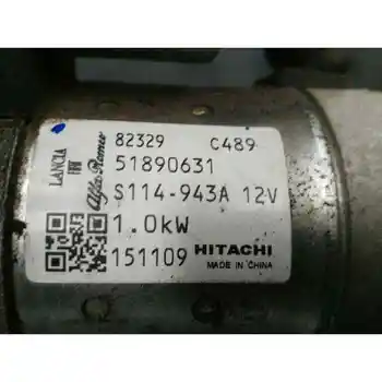 51890631 ENGINE STARTER FIAT NUOVA 500 (150)
51890631 ENGINE STARTER FIAT NUOVA 500 (150)