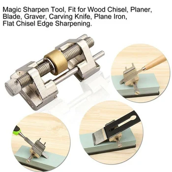 Metal Honing Guide Jig with Hardened Stainless Steel Roller Glides for Sharpening System Chisel Plane Iron Planers Blades CLH
Metal Honing Guide Jig with Hardened Stainless Steel Roller Glides for Sharpening System Chisel Plane Iron Planers Blades CLH