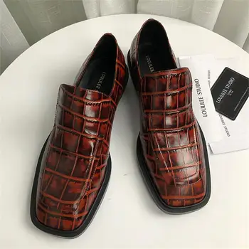 Scarpe Donna 2019 Women Shoes Flats Solid Loafers Square Toe Shallow Casual Ladies Shoes Woman Zapatos Mujer 
Scarpe Donna 2019 Women Shoes Flats Solid Loafers Square Toe Shallow Casual Ladies Shoes Woman Zapatos Mujer