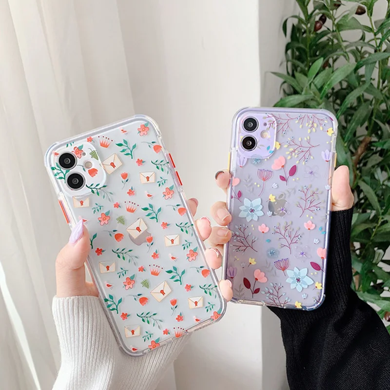 Flower Leaf Case For iPhone 11 Pro Max 8 7 Plus X XS Max XR Cute Transparent Soft TPU Bumper Back Cover Coque
Flower Leaf Case For iPhone 11 Pro Max 8 7 Plus X XS Max XR Cute Transparent Soft TPU Bumper Back Cover Coque