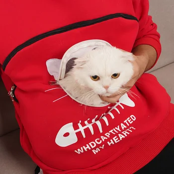 The Cat Sweater Can Hold Clothes With Cats, Artifacts Kangaroo Pockets Can Carry Outdoor Travel Pet Cat Bags Space Carrier 
The Cat Sweater Can Hold Clothes With Cats, Artifacts Kangaroo Pockets Can Carry Outdoor Travel Pet Cat Bags Space Carrier