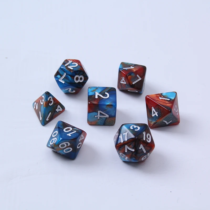 New Dnd dice set dobbelstenen dados rpg dice dadi dados rol playing cubes dado polyhedral dice 7pcs/Set
New Dnd dice set dobbelstenen dados rpg dice dadi dados rol playing cubes dado polyhedral dice 7pcs/Set
