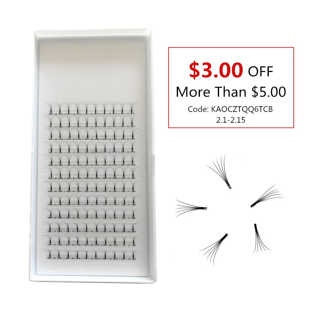 VolumeLash 12 Lines Individual Mink Lashes C/D Curl Pre Made 3D/4D/5D Volume Lash Fans 0.07/0.10mm Grafting Eyelashes Extension
VolumeLash 12 Lines Individual Mink Lashes C/D Curl Pre Made 3D/4D/5D Volume Lash Fans 0.07/0.10mm Grafting Eyelashes Extension