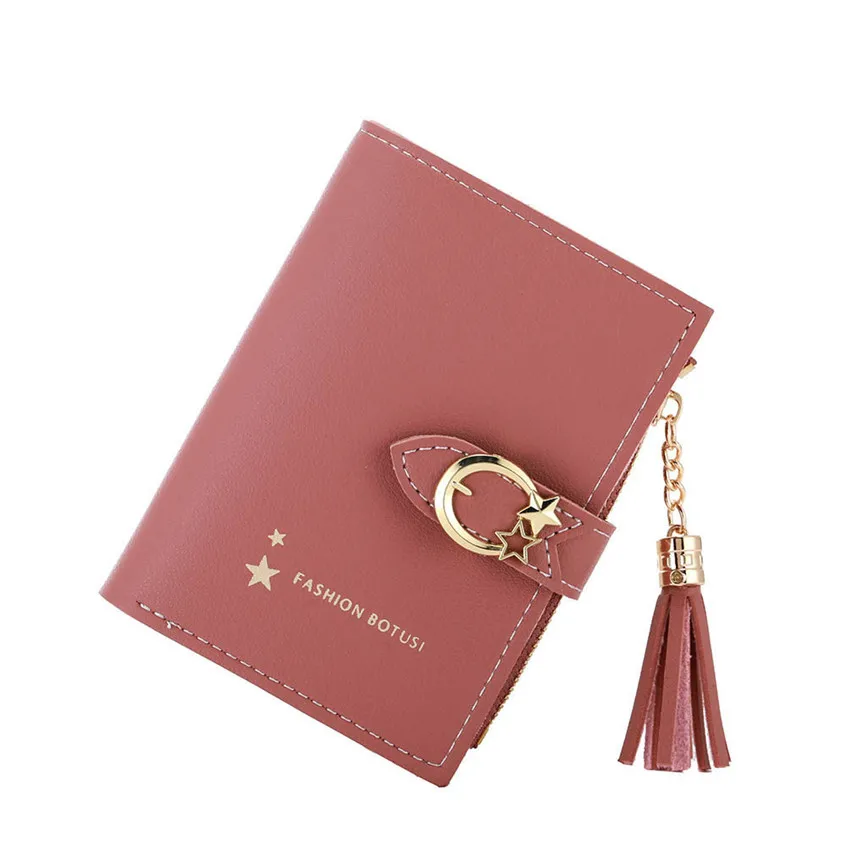 Wallet Female Vintage Women's Buckle Wallet Tassel Two Fold Coin Purse Card Package Wallet Simple Luxury Multi-card Position A3
Wallet Female Vintage Women's Buckle Wallet Tassel Two Fold Coin Purse Card Package Wallet Simple Luxury Multi-card Position A3