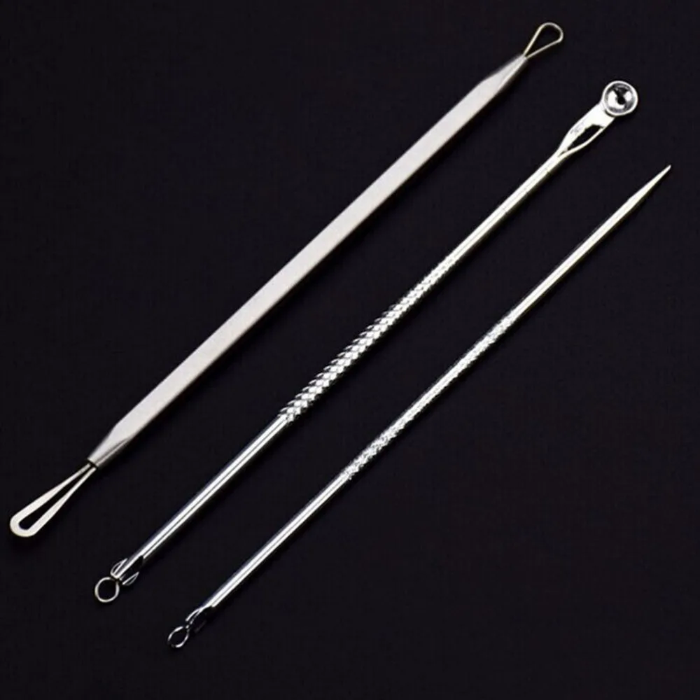 3pcs Blackhead Pimple Needles Skin Care Kit Premium Blackhead Acne Comedone Pimple Blemish Extractor Remover Tool
3pcs Blackhead Pimple Needles Skin Care Kit Premium Blackhead Acne Comedone Pimple Blemish Extractor Remover Tool