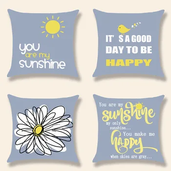 Amazon Hot Sales Gray Lettered Sunflower Pillow Covers Graphic Customization Short Plush Sofa Bedroom Cushion Cover 
Amazon Hot Sales Gray Lettered Sunflower Pillow Covers Graphic Customization Short Plush Sofa Bedroom Cushion Cover