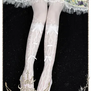 Flower's Wedding Dress ~ Long Lolita Summer Stockings with Bow-knot by Yidhra
Flower's Wedding Dress ~ Long Lolita Summer Stockings with Bow-knot by Yidhra
