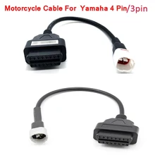 OBD Motorcycle Cable For Yamaha 3Pin 4Pin Plug Diagnostic Cable 3 Pin 4 Pin to OBD2 16 Pin Adapter
OBD Motorcycle Cable For Yamaha 3Pin 4Pin Plug Diagnostic Cable 3 Pin 4 Pin to OBD2 16 Pin Adapter