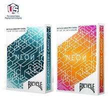 Tricks-Props Deck Games Bicycle Magician Cardistry-Cards Poker USPCC for Neon