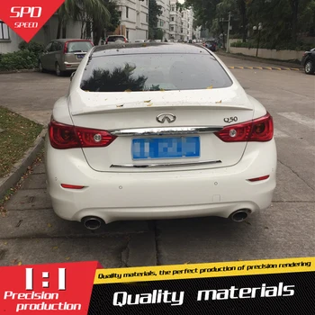 For Infiniti Q50 Spoiler High Quality ABS Material Car Rear Wing Primer Color Rear Spoiler For Nissan Infiniti Q50 Spoiler CZJ
For Infiniti Q50 Spoiler High Quality ABS Material Car Rear Wing Primer Color Rear Spoiler For Nissan Infiniti Q50 Spoiler CZJ