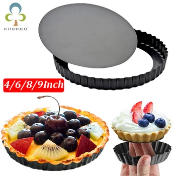 1pc Tart Quiche Flan Pan Non-Stick Molds Pie Pizza Cake Round Mould Removable Loose Bottom Fluted Heavy Duty Bakeware Pan ZXH
1pc Tart Quiche Flan Pan Non-Stick Molds Pie Pizza Cake Round Mould Removable Loose Bottom Fluted Heavy Duty Bakeware Pan ZXH