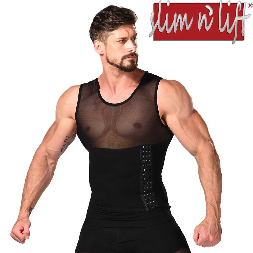 Men Body Shaper Slimming Vest Tight Tank Top Compression Shirt Tummy Control Underwear Moobs Binder by Slim N Lift
Men Body Shaper Slimming Vest Tight Tank Top Compression Shirt Tummy Control Underwear Moobs Binder by Slim N Lift
