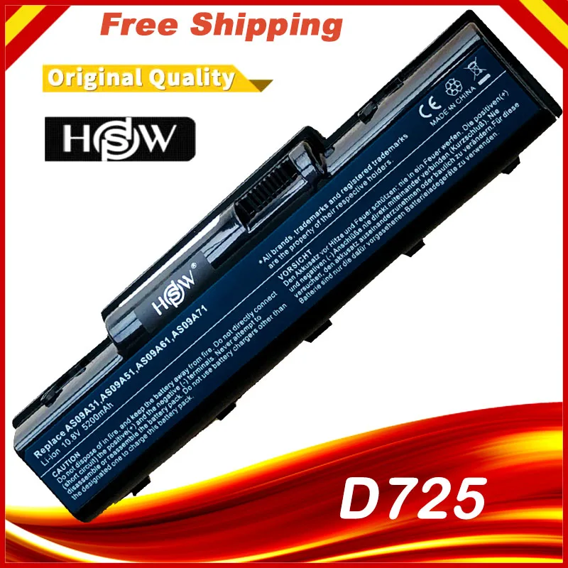 Аккумулятор для ноутбука Acer Aspire 4732 4732Z 5732Z 5732ZG AS09A31 AS09A41 AS09A56 AS09A61 AS09A70 AS09A71 |