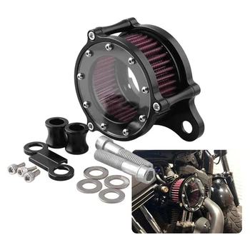 Motorcycle Intake Filter System Air Filter Kit Air Cleaner for Sportster XL883 XL1200 1993-2016
Motorcycle Intake Filter System Air Filter Kit Air Cleaner for Sportster XL883 XL1200 1993-2016