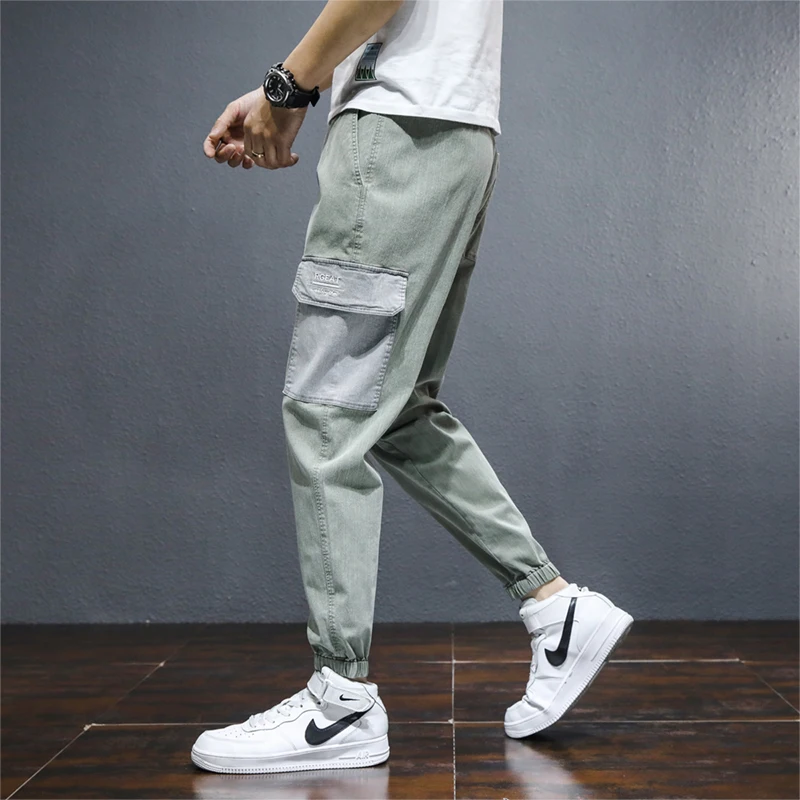 Джинсы мужские классические облегающие модные брюки из денима в уличном стиле