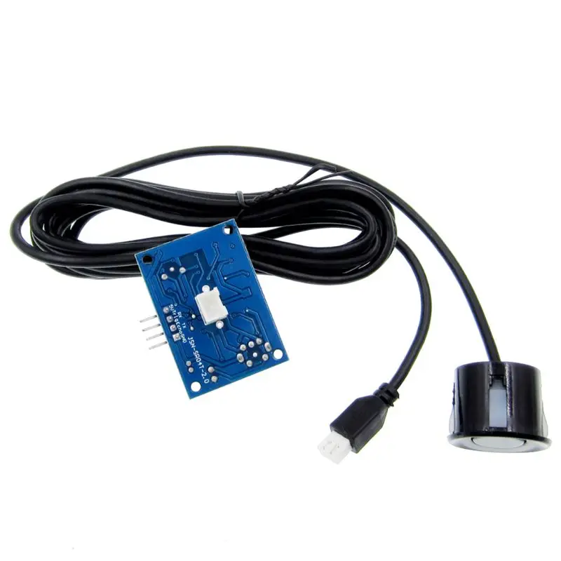 JSN-SR04T Waterproof Ultrasonic Module Water Proof Integrated Distance Measuring Transducer Sensor for Arduino
JSN-SR04T Waterproof Ultrasonic Module Water Proof Integrated Distance Measuring Transducer Sensor for Arduino