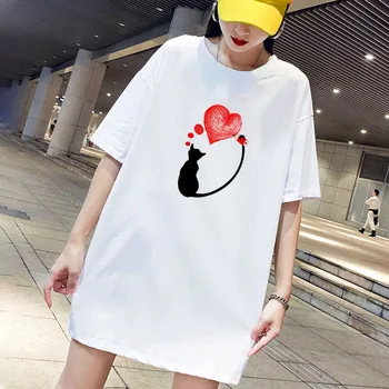 Cute Cat Women Summer Dress 2020 Print Beach Casual Fashion Love Black White Plus Size 4XL Dresses Female Party Club Mini Dress
Cute Cat Women Summer Dress 2020 Print Beach Casual Fashion Love Black White Plus Size 4XL Dresses Female Party Club Mini Dress