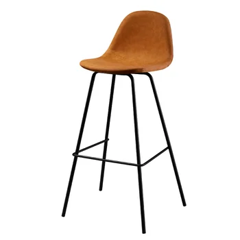Bar chair modern minimalist back metal bar chair tea restaurant home wrought iron high stool height 75cm
Bar chair modern minimalist back metal bar chair tea restaurant home wrought iron high stool height 75cm