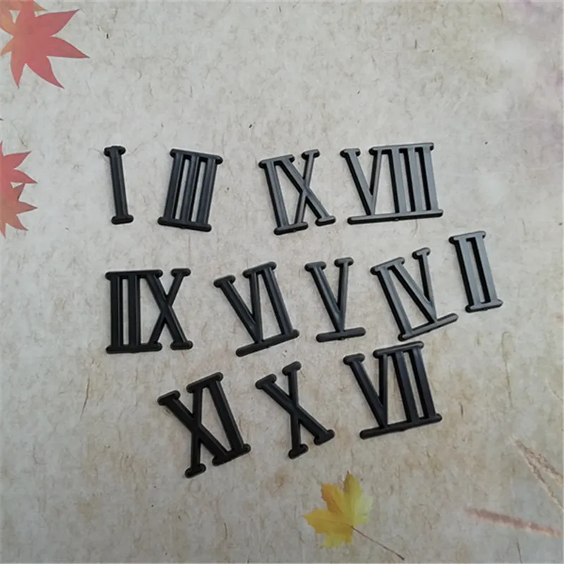 20Sets Height 2CM Plastic BLACK Color Roman Numerals for DIY Quartz Clock Accessories
20Sets Height 2CM Plastic BLACK Color Roman Numerals for DIY Quartz Clock Accessories