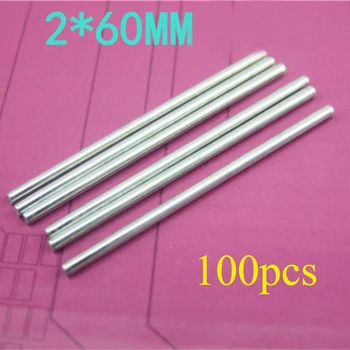 100PCS 2*L60mm Toy Car Axle Iron Drive Shaft Surface Plating Connection Frame Micro Transmission Axis for DIY RC Model Parts
100PCS 2*L60mm Toy Car Axle Iron Drive Shaft Surface Plating Connection Frame Micro Transmission Axis for DIY RC Model Parts