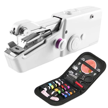 Hand-Held Portable Sewing Machine with Convenient Needlework Tools, Suitable for Family Journeys, Suitable for Fabrics, Clothing
Hand-Held Portable Sewing Machine with Convenient Needlework Tools, Suitable for Family Journeys, Suitable for Fabrics, Clothing