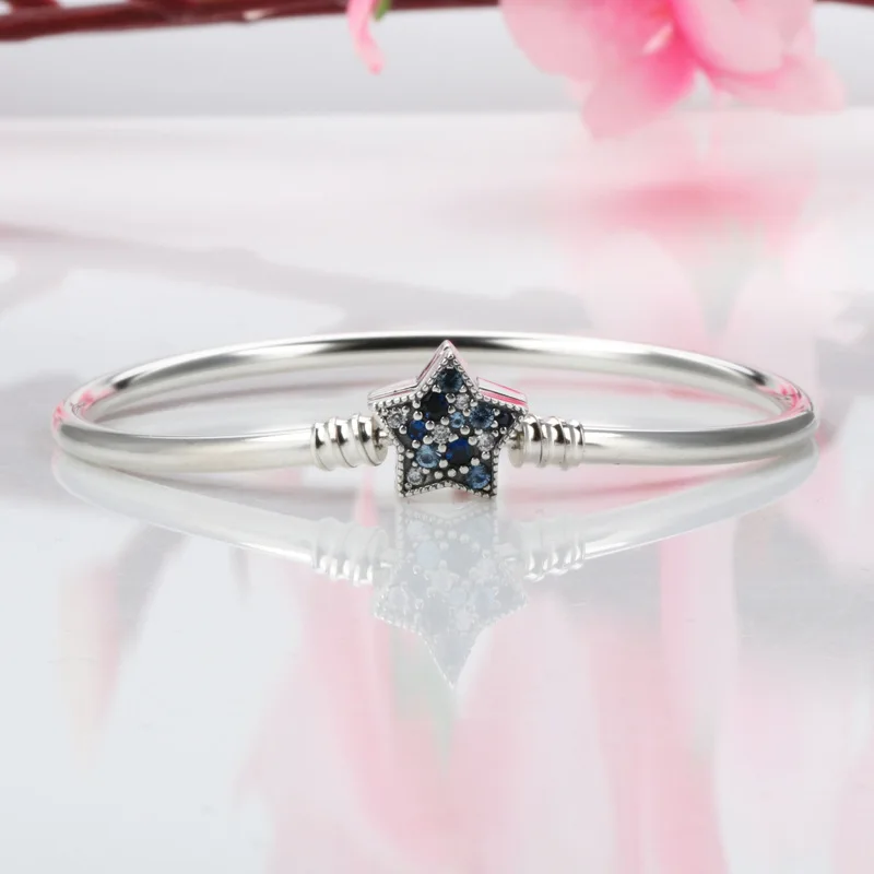 Free Shipping Real 925 Sterling Silver Creative Bright Star Pentagram Button Bracelet Fit European Charm Bracelets Women Jewelry
Free Shipping Real 925 Sterling Silver Creative Bright Star Pentagram Button Bracelet Fit European Charm Bracelets Women Jewelry