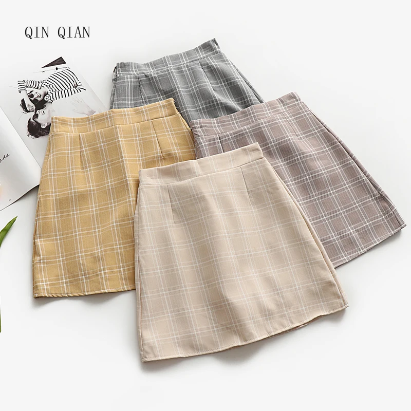 Leisure College Wind High Waist Skirt Women's Skirts Casual Ladies Kawaii Ulzzang Female Korean Vintage Clothing For Women
Leisure College Wind High Waist Skirt Women's Skirts Casual Ladies Kawaii Ulzzang Female Korean Vintage Clothing For Women