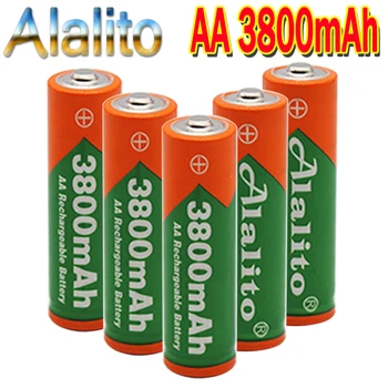 100% New 1.5V Rechargeable AA Battery 3800mah Alkaline Batteries For Clock Toys Flashlight Remote Control Camera battery 
100% New 1.5V Rechargeable AA Battery 3800mah Alkaline Batteries For Clock Toys Flashlight Remote Control Camera battery